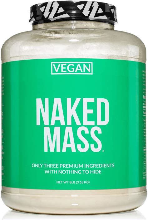 naked vegan mass|Weight Gainer Protein Supplement 